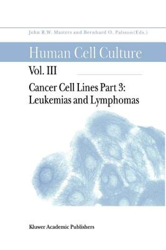 【预售】Human Cell Culture: Volume III: Cancer Cell Lines