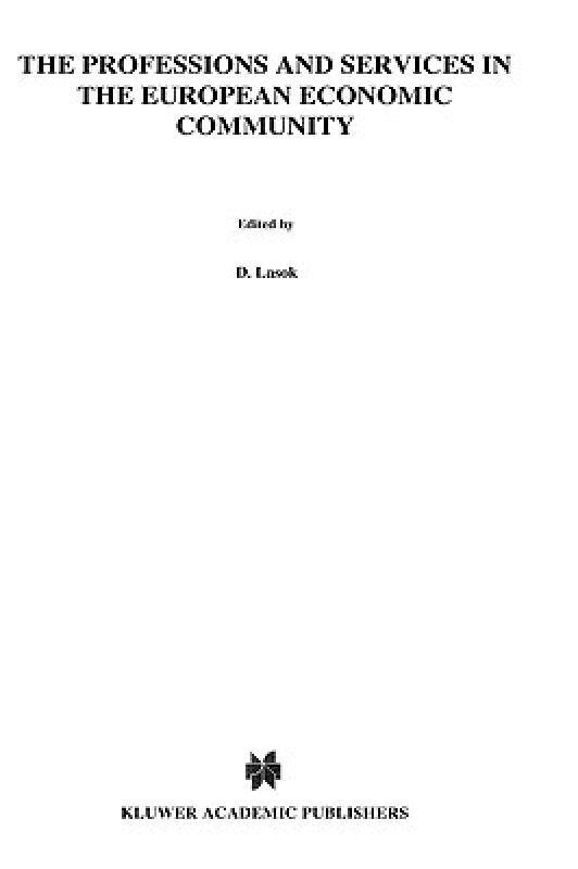 【预售】Professions & Services of the EEC