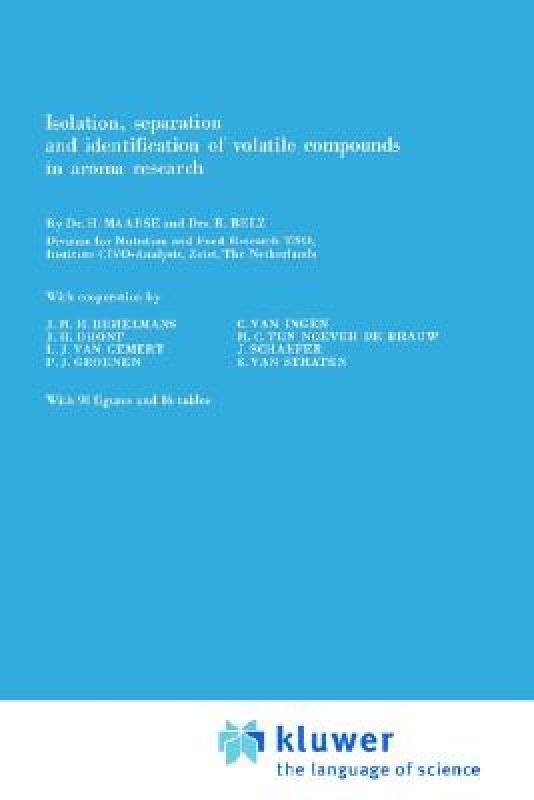 【预售】Isolation, Separation and Identification of Volatile
