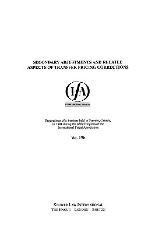 【预售】Ifa: Secondary Adjustments and Related Aspects of