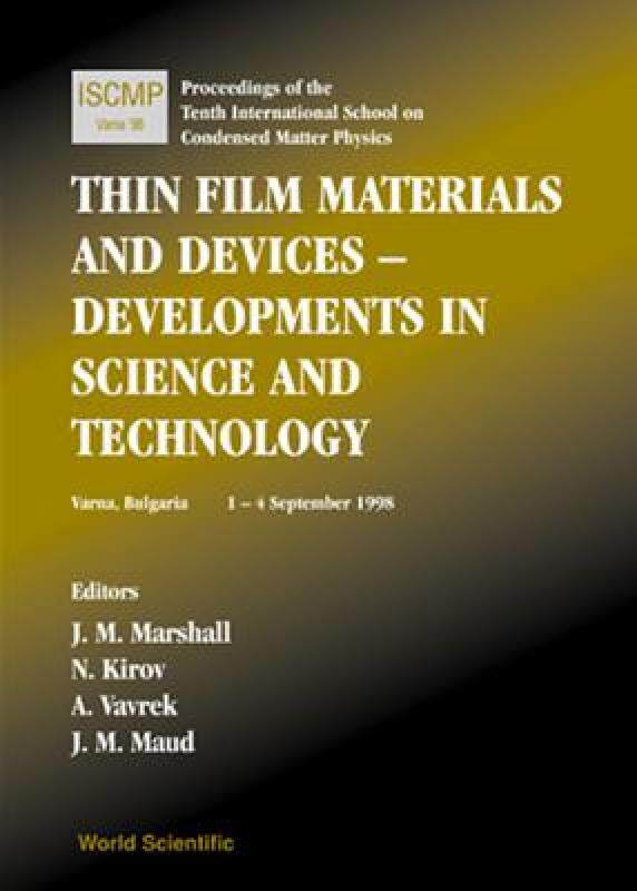 【预售】Thin Film Materials and Devices - Developments in
