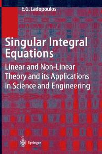 Integral Singular Equations Linear Non and 预售