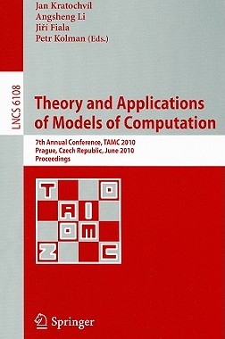 【预售】Theory and Applications of Models of Computation: