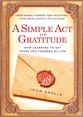 【预售】a simple act of gratitude: how learning to say thank