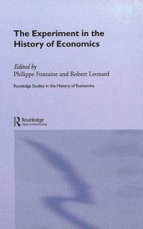 【预售】The Experiment in the History of Economics