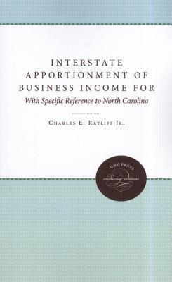 【预售】Interstate Apportionment of Business Income for
