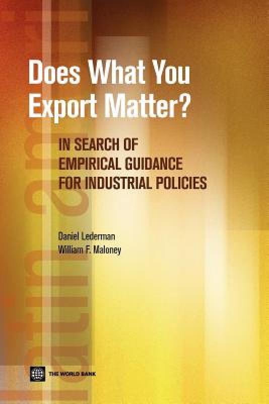 【预售】Does What You Export Matter?: In Search of Empirical