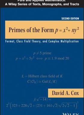 现货 Primes of the Form X2+ny2: Fermat, Class Field