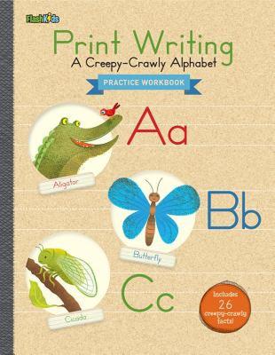 【预售】Print Writing Practice Workbook: A Creepy-Crawly