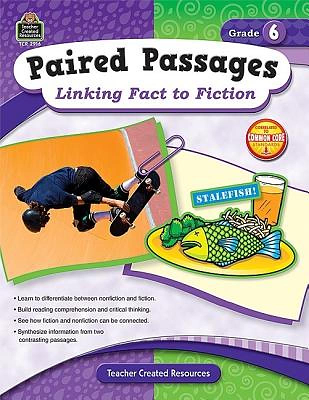 paired, 【预售】paired passages, grade 6: linking fact to fiction