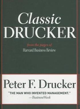 【预售】Classic Drucker: Essential Wisdom of Peter Drucker