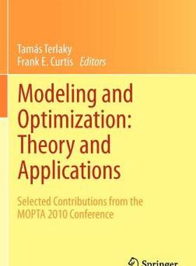 【预售】Modeling and Optimization: Theory and Applications: