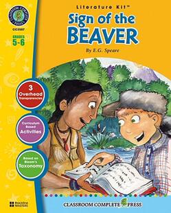 【预售】A Literature Kit for Sign of the Beaver, Grades 5-6