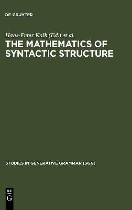 【预售】The Mathematics of Syntactic Structure