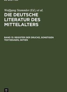 【预售】Register Der Drucke, Sonstigen Textzeugen, Initien