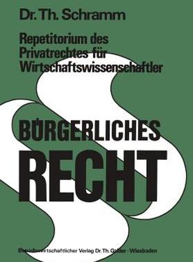 【预售】Repetitorium Des Privatrechtes Fur