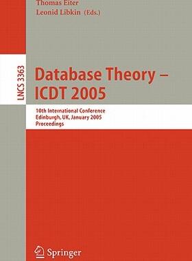 【预售】Database Theory - Icdt 2005: 10th International