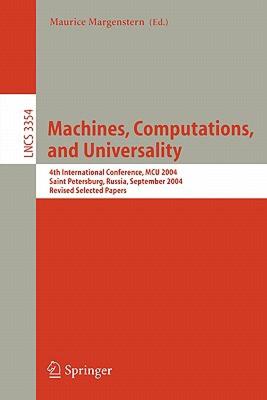 【预售】Machines, Computations, and Universality: 4th