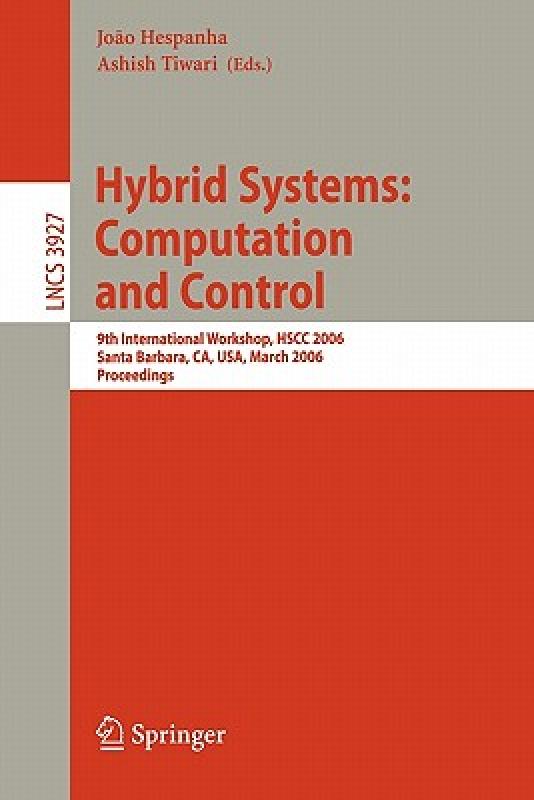 【预售】Hybrid Systems: Computation and Control: 9th
