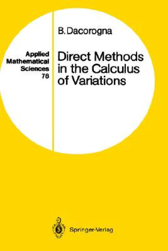 【预售】Direct Methods in the Calculus of Variations