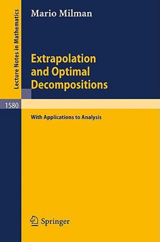 【预售】Extrapolation and Optimal Decompositions: With