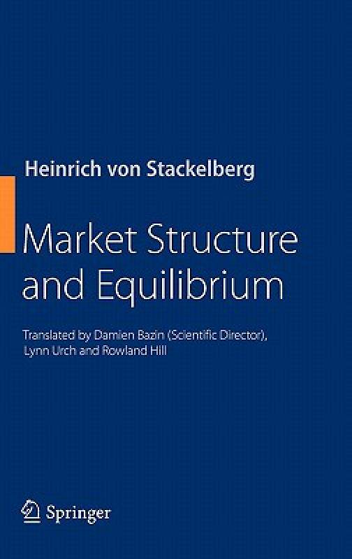 【预售】Market Structure and Equilibrium