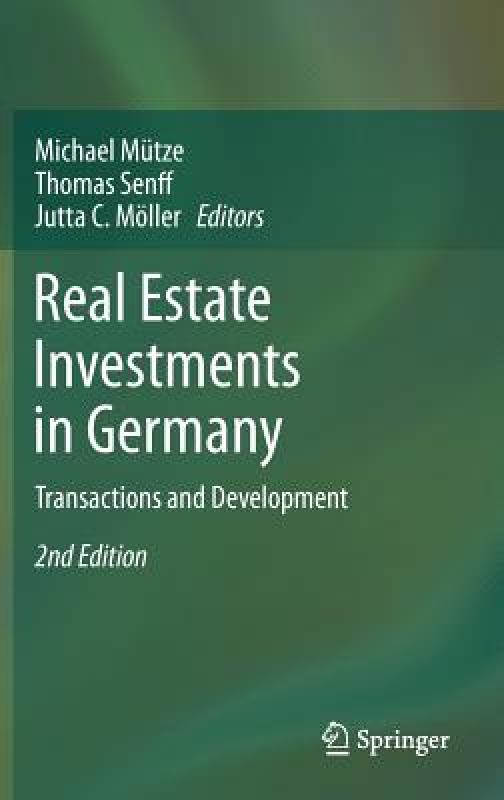 【预售】Real Estate Investments in Germany: Transactions and