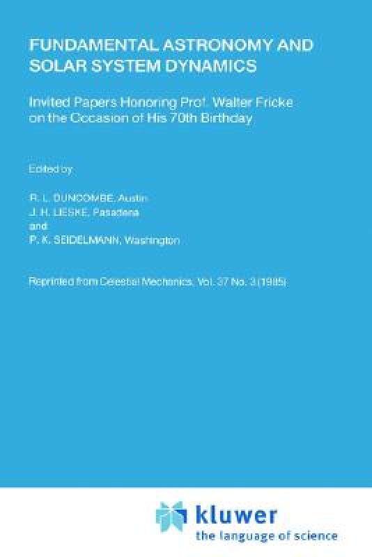 【预售】Fundamental Astronomy and Solar System Dynamics