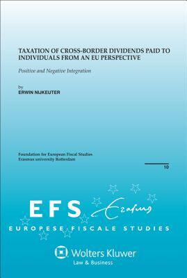 【预售】Taxation of Cross-Border Dividends Paid to