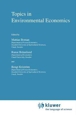 【预售】Topics in Environmental Economics