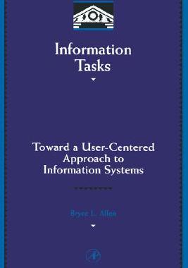 【预售】Information Tasks: Toward a User-Centered Approach