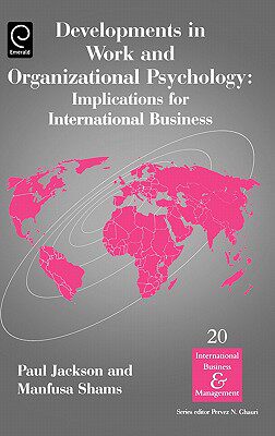 【预售】Developments in Work and Organizational Psychology: