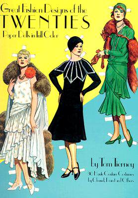 【预售】Great Fashion Designs of the Twenties Paper Dolls