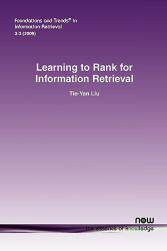 【预售】Learning to Rank for Information Retrieval