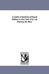 【预售】A Guide to Statistics of Social Welfare in New York