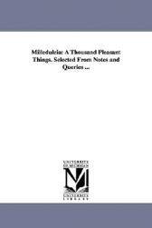 【预售】Milledulcia: A Thousand Pleasant Things. Selected