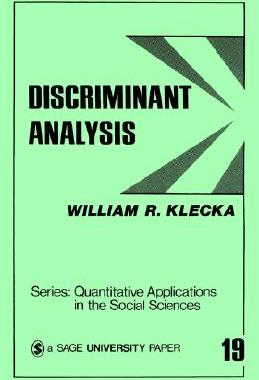 【预售】Discriminant Analysis