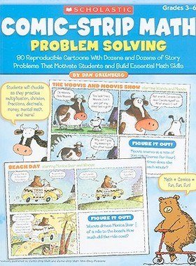 【预售】Comic-Strip Math: Problem Solving: 80 Reproducible