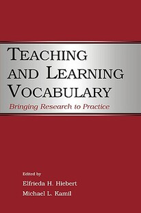 【预售】Teaching and Learning Vocabulary: Bringing Research