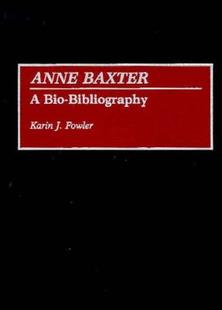 预售 Bio Anne Bibliography Baxter