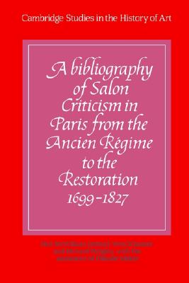 【预售】A Bibliography of Salon Criticism in Paris from the