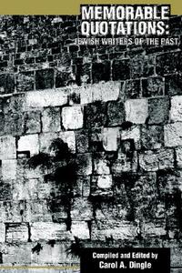 【预售】Memorable Quotations: Jewish Writers of the Past