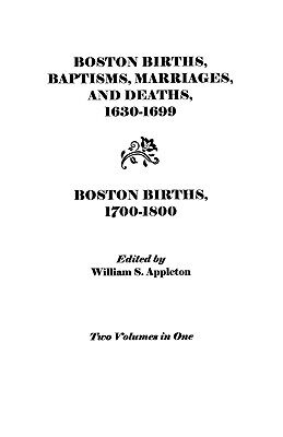 【预售】Boston Births, Baptisms, Marriages, and Deaths