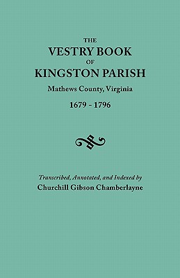 【预售】The Vestry Book of Kingston Pari