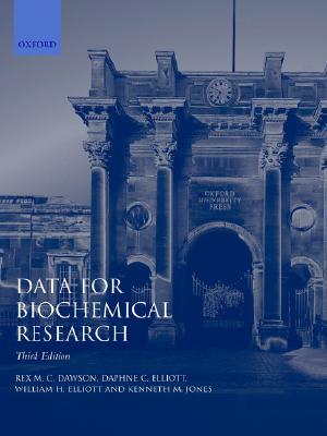 【预售】Data for Biochemical Research