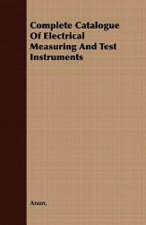 【预售】Complete Catalogue of Electrical Measuring and Test