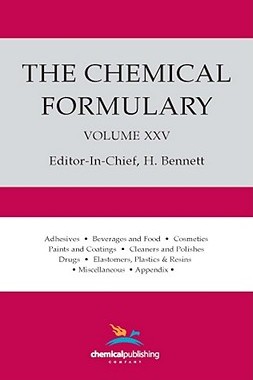 【预售】The Chemical Formulary, Volume 25: Volume 25