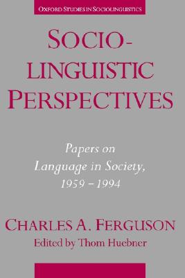 【预售】Sociolinguistic Perspectives: Papers on Language in