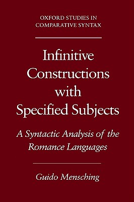 【预售】Infinitive Constructions with Specified Subjects: A