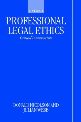 【预售】Professional Legal Ethics: Critical Interrogations